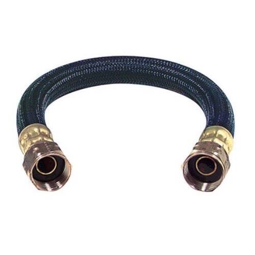 BrassCraft BWBO12 Polymer Braid Water Heater Connector, 3/4" x 12